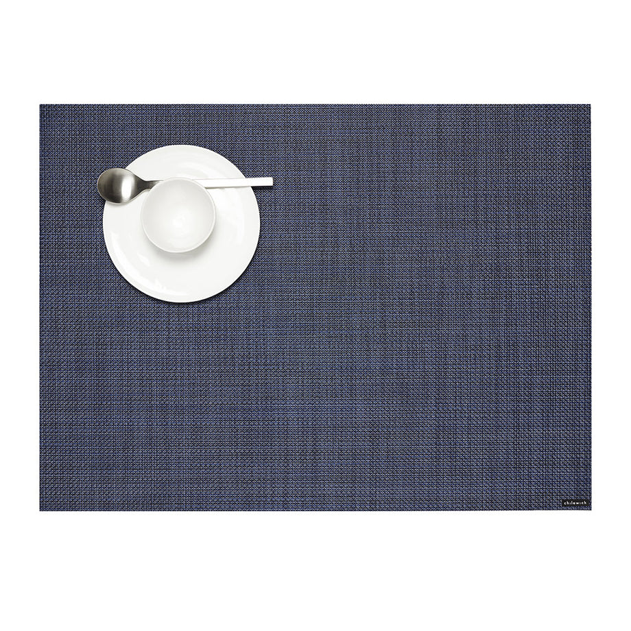 Sets de table Chilewich - Mini tissage panier / Indigo - Rectangle 12 x 16"